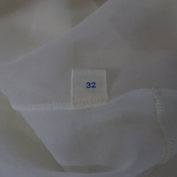 Gilbreath Nylon Nightgown Womens 32 White Coquette Dainty Romantic Vintage 60s - Picture 3 of 16